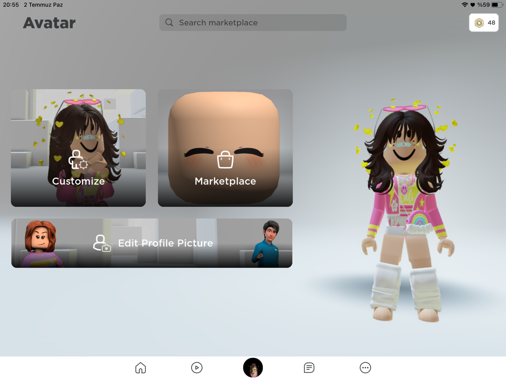 Can you be my friend in roblox 😭💚💖🍭🍬🎀 - roblox players